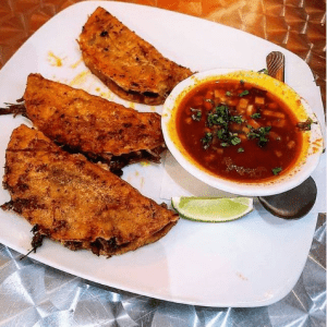 The famous "Quesa-birria"